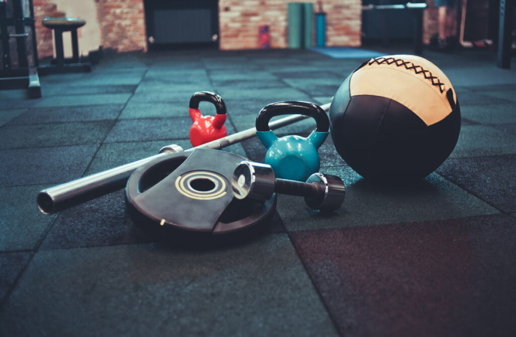 Training equipment at Rocky Mountain Sports Club