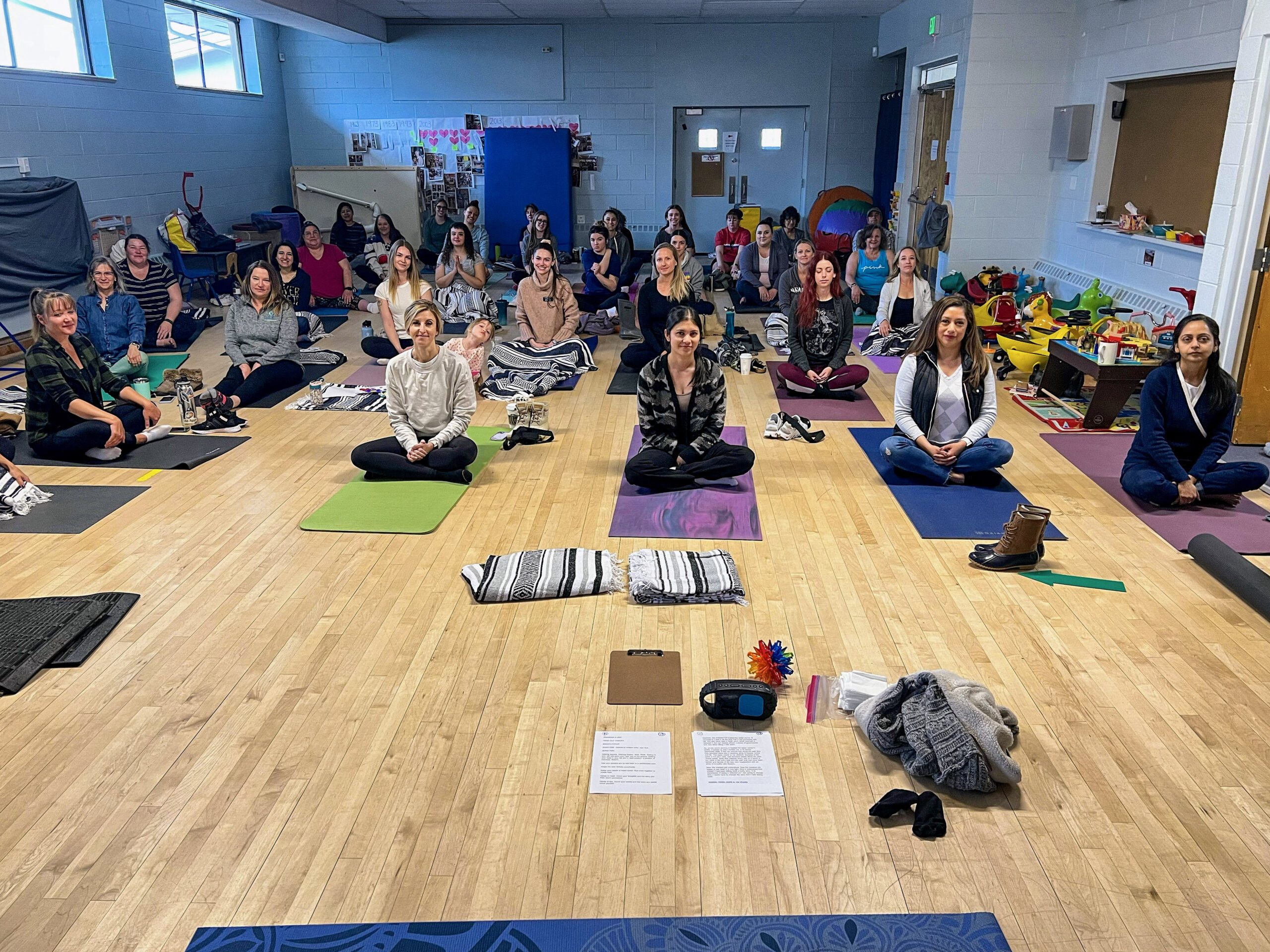 Community wellness group gathered for an RMSC experience